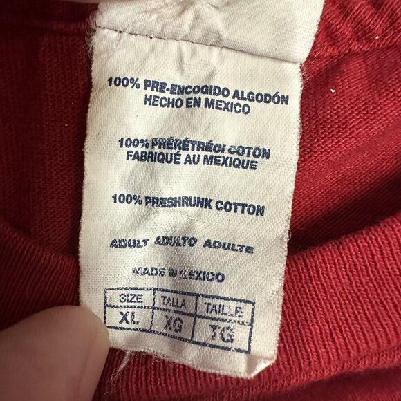 Retro Bristol Nascar Shirt Mens XL Wide Open Seed 2011 Y2K Racing Red - Picture 4 of 6